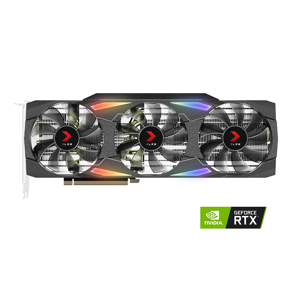 PNY GeForce RTX™ 3070 Ti 8GB XLR8 Gaming  EPIC-X RGB™ 三风扇REVEL款